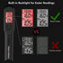 Meat Thermometer with Rechargeable Battery, Digital Kitchen Food Cooking Thermometer Accurate for Candy Oil BBQ Grill Smoker, Built-in Food Temperature Guide, Alarm, LCD Backlight, IPX7 Waterproof