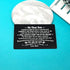Son Gifts from Mom Engraved Wallet Insert Card for Son Christmas Birthday Gifts Inspirational Gifts for Son Graduation Gifts Wedding Day Gifts Encouragement Gifts for Son