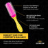 Denman Hair Brush for Curly Hair D3 (Honolulu Yellow) 7 Row Styling Brush for Blow-Drying