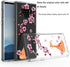 Ftonglogy Cell Phone Case for Samsung Galaxy Note 9, Clear Cute Fox Cherry Blossoms Flower Women Girls Pattern Design Protective Case Cover for Samsung Galaxy Note 9 (Fox)