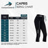 CompressionZ Compression Capri Leggings for Women - Yoga Capris, Running Tights, Gym Pants