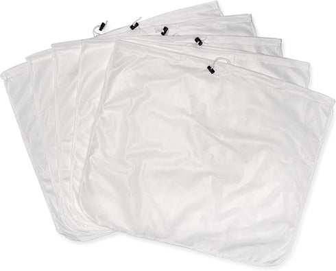 5 Pack 26? x 22? Extra Large Mesh Strainer Brew Bags (5 Pack of Reusable Drawstring Brew Bags) 200 Micron - Food Grade - BPA Free - Perfect for Home-Brew Cider, Wine, Beer, Coffee, Grain Bag and More!