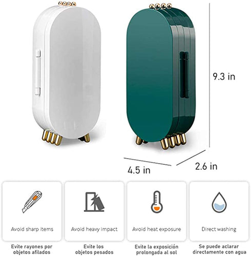 Fashion Small Foldable Jewelry Display Earrings Rings Organizer Box Jewelry Travel Case Small for Women Hanging Necklace Jewelry Storage Box 4 Doors Foldable Screen Necklace Display Rack Jewelry Organizer for Earrings with Mirror (WHITE)