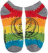Bioworld Grateful Dead 5 Pack pair Tie Dye ankle Socks for men