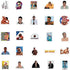 Bad Bunny Stickers| 50 Pcs | Larger Vinyl Waterproof Stickers for Laptop,Bumper,Water Bottles,Computer,Phone,Hard hat,Car Stickers and Decals,Bad Bunny Stickers for Hydro( Bad bunny-50)