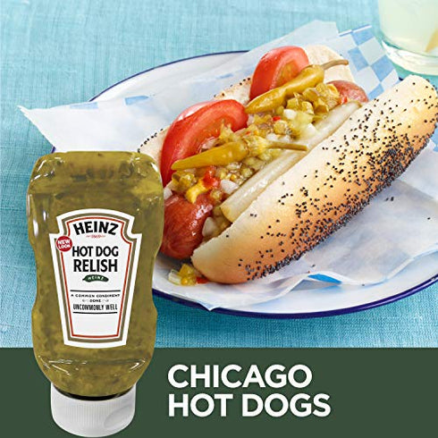 Heinz Hot Dog Relish, 12.7 fl oz Bottle