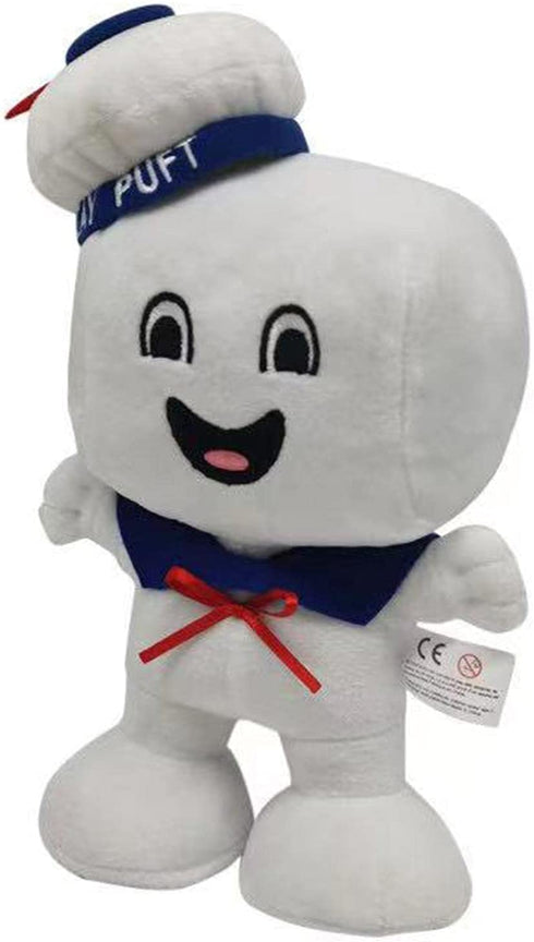 Stay Puft Marshmallow Man Plush Doll Ghost Hunter Soft Stuffed Toys Figures Film Cute Pillows for Children 23 cm/9 inch (Height 23cm, White)