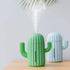 YINGJEE Mini Humidifier Single Room Humidifiers with Night Light Portable Cactus Air humidifier for for Yoga, Office, spa, Bedroom?Baby Room?Silica Gel Diffuser for tap Water only(Green)