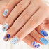 Disney Frozen 2 - Townley Girl 48 Pcs Press-On Nails Artificial False Nails Set for girls, kids with Pre-Glue Full Cover Acrylic Nail Tip Kit, Ages 6+ for Parties, Sleepovers and Makeovers
