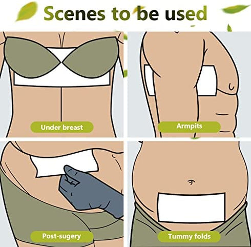 Yalikop 20 Counts Skinfold Dry Sheet Soft Absorbent Pads Pre Cut Disposable Incontinence Pads Skin Management Non Chafing for Women, 2 Sizes, 14 x 6 Inch, 7 x 6 Inch