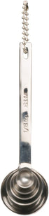 RSVP International Endurance Measuring Spoons, Round, Stainless Steel Large