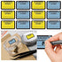 Legal Yellow Plaintiff's Exhibit Blue Defendant's Exhibit Stickers 1.65 X 1 Inches - Color-Coded Exhibit Labels 400 Stickers Per Pack