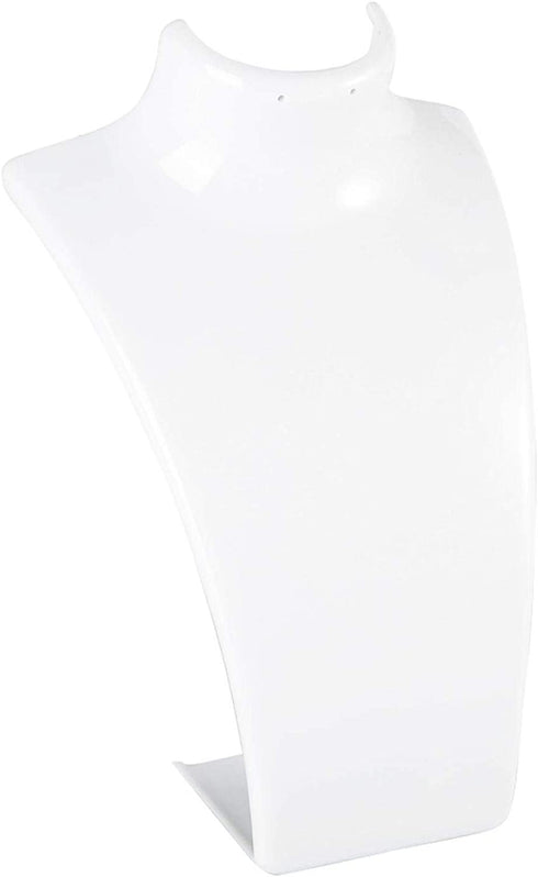 Mannequin Jewelry Display, Pendant Necklace Holder Mannequin Head Jewelry Display Stand, Bust Earrings Plastic Mannequin Stand