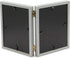 Afuly Grey Picture Frame 5x7 Double Wooden Hinged Photo Frames 2 Openings Tabletop Desk Display Farmhouse Decor Unique Gifts