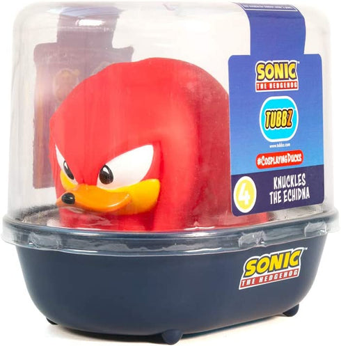 TUBBZ Sonic The Hedgehog Knuckles Collectible Duck Figurine Official Sonic The Hedgehog Merchandise Unique Limited Edition Collectors Vinyl Gift