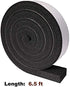 Yotache Open Cell Foam Air Conditioner Weather-Strip Seal Tape 2 X 1 Inch, Thick Adhesive with High Resilience Foam Cushion Strip, 6.5 Feet Long