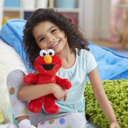 Sesame Street Little Laughs Tickle Me Elmo, Talking, Laughing 10-Inch Plush Toy for Toddlers, Kids 12 Months & Up , Red