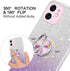 BENTOBEN iPhone 11 Case, iPhone 11 Phone Case, Slim Fit Glitter Sparkly Case with 360° Ring Holder Kickstand Magnetic Car Mount Supported Protective Girls Women Cover for iPhone 11 6.1" (2019), Purple
