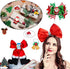 Slime Charms Christmas Resin Flatbacks for Scrapbook Ornaments DIY Xmas Crafts Resin Decorations - Snowman Tree Bell Deer - (30 Piece Random)