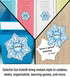 Carson Dellosa Snowflakes Cutouts, 36 Winter Cutouts for Bulletin Board and Classroom Décor, Snowflakes Classroom Cut-Outs, Seasonal Cutouts for Classroom Bulletin Board Decorations
