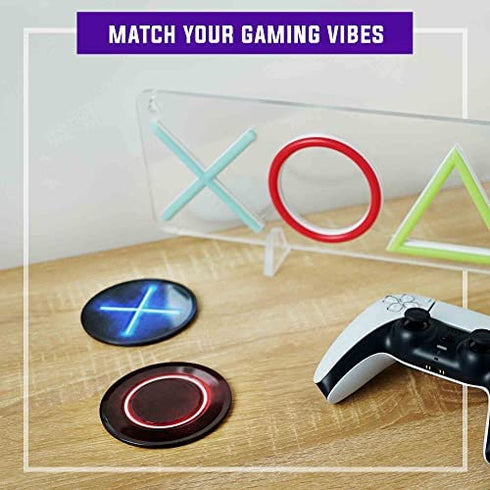 Jumant Gaming Coasters Set - Man Cave Decor - Video Game Room Decor - Gamer Room Decor - Gaming Room Decor - Gamer Gifts - Gaming Decor - Cool Coasters