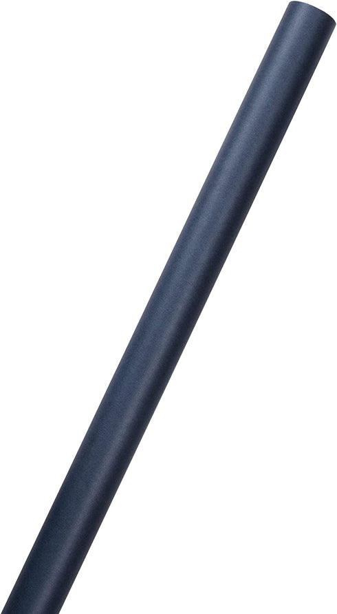 JAM PAPER Gift Wrap - Matte Wrapping Paper - 25 Sq Ft - Matte Cobalt Navy Blue - Roll Sold Individually