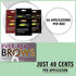 Mina ibrow Henna Medium Brown regular Pack for Hair Coloring (Effectively covers resistant grey hair)