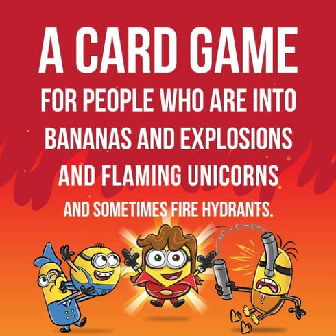 Exploding Minions by Exploding Kittens - A Russian Roulette Card Game, Easy Family-Friendly Party Games - Card Games for Kids, Teens & Adults - 2-5 Players