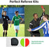 Friencity Soccer Referee Card Sets, Warning Referee Red and Yellow Cards with Wallet Score Sheets, Pencil Accessories, 2 Packs