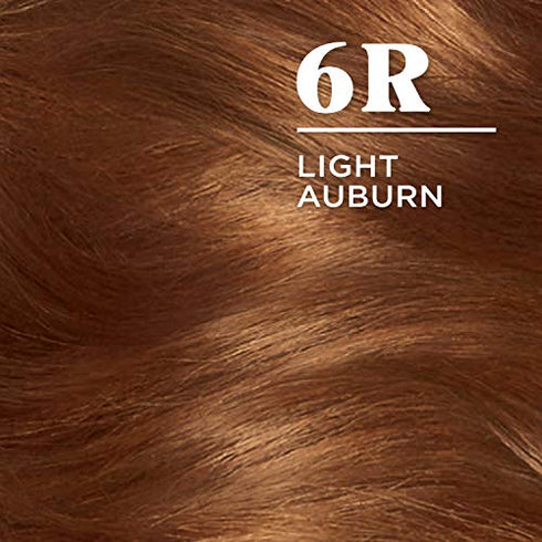 Clairol Nice'n Easy Permanent Hair Dye, 6R Light Auburn Hair Color, Pack of 1