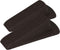 Master Manufacturing 2-Pack Brown Big Foot Door Stops, Heavy Duty Rubber Wedge Design, Made in the USA, Holds Heavy Doors Securely (Pack of 2) (00971)