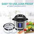 Silicone Sealing Ring 8qt for Instant Pot Sealing Ring 8 Quart, Food-grade Silicone Fits Instant Pot Duo 8 Quart, Lux 8 Quart, Duo Plus 8 Quart, Ultra 8 Quart, Viva 8 Quart Instapot - 2 Pack