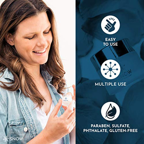 Snow Rejuvenating Lip Treatment with Hyaluronic Acid | Moisturizing Lip Balm for Youthful-Looking Lips, Hydrating Lip Balm and Lip Moisturizer, Lip Moisturizer for Very Dry Lips