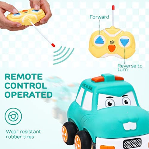 TOY Life Remote Control Car for Toddlers, Toys for 2 Year Old Boy, Remote Control Car for Boys 3-5, RC Car for Toddler Boy Toys, Toy Car, Toddler Race Car Toys for Kids, RC Cars for Baby, Children
