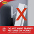 Command Forever Classic Large Metal Wall Hooks, Damage Free Hanging Wall Hooks with Adhesive Strips, No Tools Double Wall Hooks for Hanging Christmas Decorations, 2 Metal Hooks and 4 Command Strips