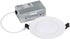 Topaz Lighting 70902, (Replaces Item 77229) 9 Watt 4 Inch Round LED Slim Fit Recessed Downlight, 3000K Half Inch Profile, 530 Lumens, 90 CRI, Snaps Into Ceiling, No Lighting Can Needed