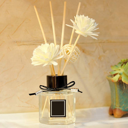 Wood Rattan Reed Sticks, Reed Diffuser Sticks, Essential Oil Aroma Diffuser Sticks (110 Pcs) 11" X 3mm