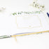 bloom daily planners Wedding Guest Book (120 Pages) Guest Sign-in Book Guest Registry Guestbook - White Cover with Gold Foil, Gilded Edges and Gold Page Marker Hardbound 7" x 9" (Eucalyptus)