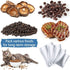 30 Pieces 4 Sizes Mylar Bags Assorted Sizes, 5 Mil Mylar Bags for Food Storage (Size: 5 × 7, 1 Quart/2 Quart/1 Gallon Mylar Bags)