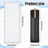 3 Pieces Magnetic Notepads Lists for Fridge, Refrigerator Grocery List, Shopping List, to-Do List, Magnetic Back-Memo Notepad with PU Leather Pen Holder, 60 Sheets, 7.9 x 3 Inch (Classic Style)