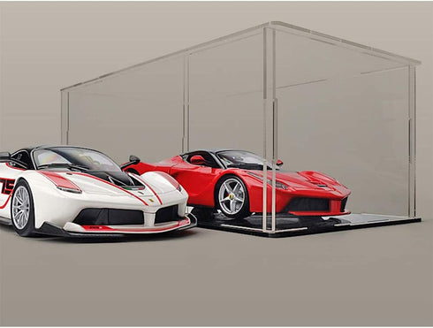 WANLIAN Clear Acrylic Display Case Assemble Countertop Box Cube Organizer Stand Dustproof Protection Showcase for Action Figures Toys Collectibles (10x6x7 inch; 25x15x18 cm)