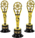 Fun Express - Movie Buff Gold Trophy - 1dz - Stationery - Awards - Trophies & Awards - 12 Pieces