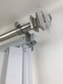 NONO Bracket - Outside Mounted Blinds Curtain Rod Bracket Attachment (Brass Set of 3)