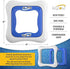 Sandwich Cutter, Sealer and Decruster for Kids - Remove Bread Crust, Make DIY Pocket Sandwiches - Non Toxic, BPA Free, Food Grade Mold - Durable, Portable, Easy to Use (Square)