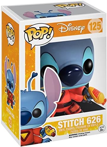 POP Disney: Lilo & Stitch - Stitch 626 Funko Pop! Vinyl Figure (Bundled with Compatible Pop Box Protector Case), Multicolor, 3.75 inches