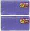 Amscan Big Party Pack 250 Count Beverage Napkins, New Purple