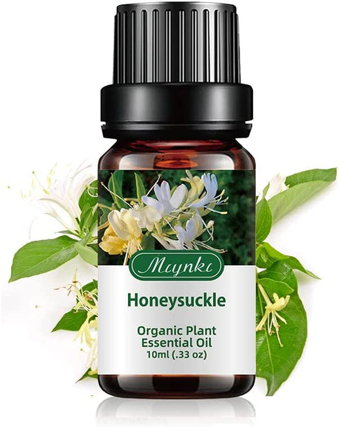Essential Oils Honeysuckle Essential Oil - Organic Plant & Natural 100% Pure Honeysuckle Oil for Diffuser, Humidifier, Massage,Sleep, Bath, Skin & Hair Care - 10ml
