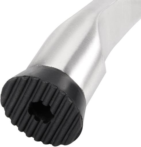 uxcell 304 Stainless Steel Brushed Easy-Step Kickdown Door Stop Holder Buffer w Screws