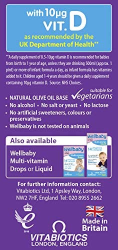 Vitabiotics Wellbaby Vit D Drops - 30ml