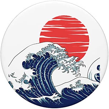Great Wave Off Kanagawa Japanese Art Anime PopSockets PopGrip: Swappable Grip for Phones & Tablets